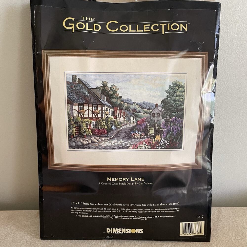 Dimensions MEMORY LANE Cross Stitch Kit